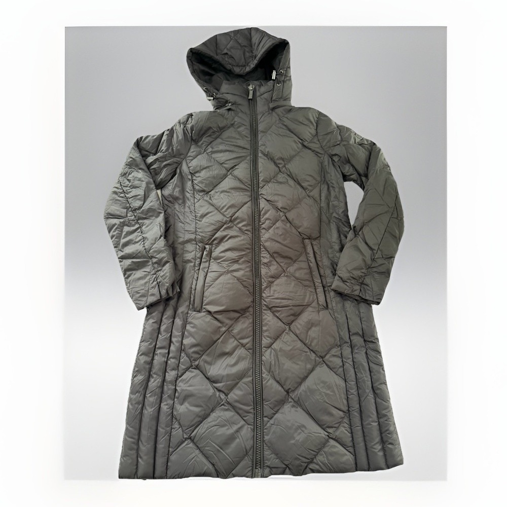 Michael Kors Women's Packable Down Puffer Jacket Black‎ XS Lightweight Hooded